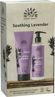 Urtekram 100% Natural Soothing Lavender Body Wash and Body Lotion Gift Set